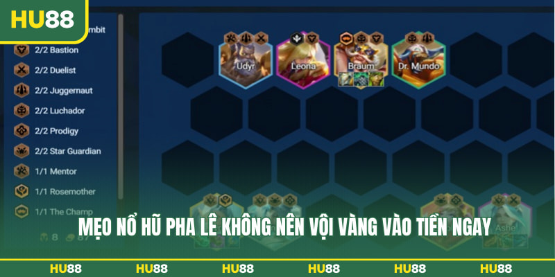 Mẹo nổ hũ pha lê không nên vội vàng vào tiền ngay